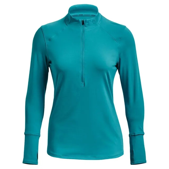 Under Armour Qualifier Run 2.0 Half Zip Long Sleeve T-shirt  - Blue