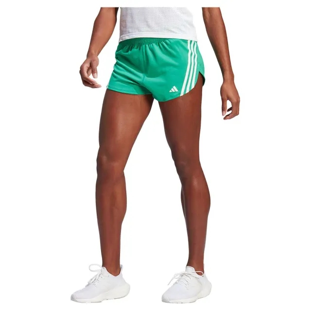 Adidas Run Icons 3s Lo 3 Shorts  - Green
