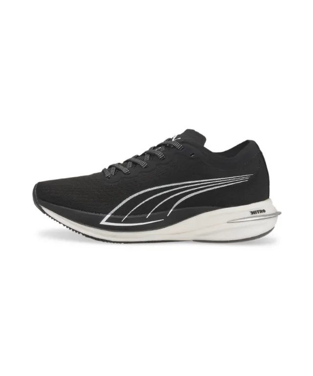 Puma Deviate Nitro Womens Running Shoes - Black 7 (40.5)