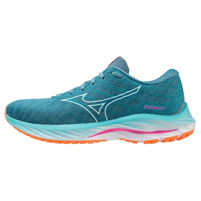 Mizuno Wave Rider 26 Neutral Running Shoe Women - Blue, White