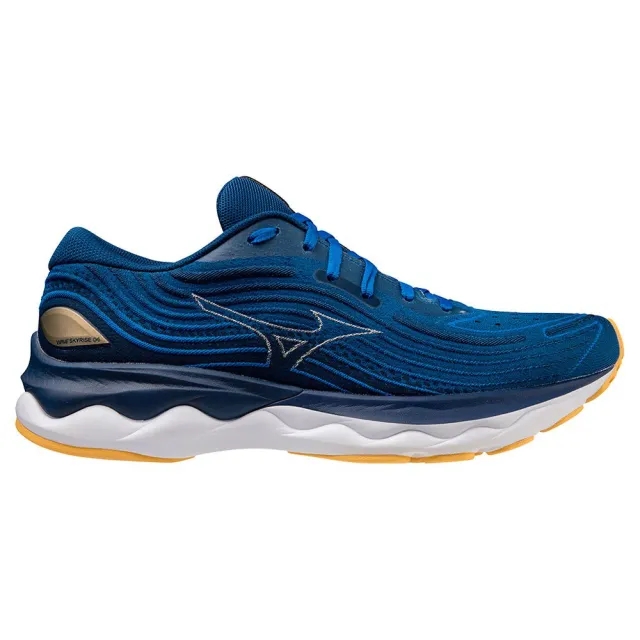 Mizuno Wave Skyrise 4 Neutral Running Shoe Men - Blue, Grey