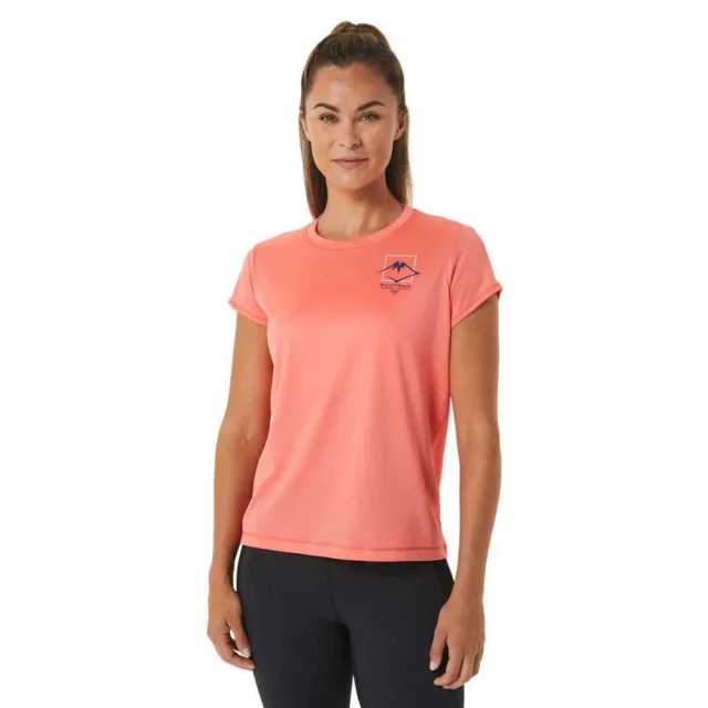 Asics Fujitrail Logo Short Sleeve T-shirt  - Orange
