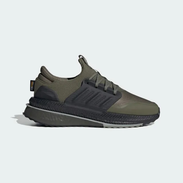 adidas xplr boost trainers in black & green
