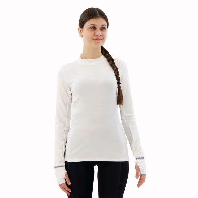 Under Armour Armour Ua Qualifier Cold Ls Running Top Womens - White
