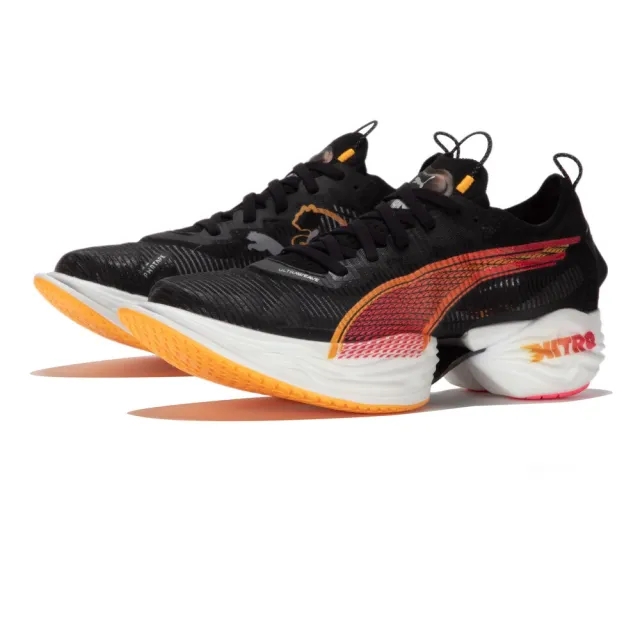 PUMA Fast-R Nitroâ¢ Elite 2 Women's Running Shoes, Black/Sun Stream/Sunset Glow