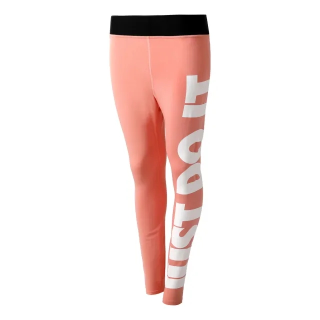 Nike Sportswear Leg A See Just Do It Tight Women - Coral, White