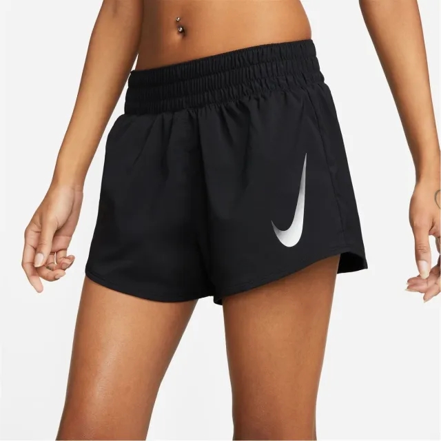 Nike Swoosh Veneer Shorts Women - Black