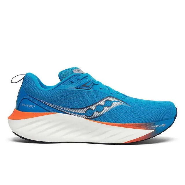 Saucony Triumph 22 Neutral Running Shoe Men - Blue, Orange