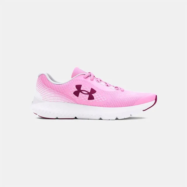 Girls' Grade School  Under Armour  Rogue 4 Running Shoes Stellar Pink / White / Purple Gemini 5