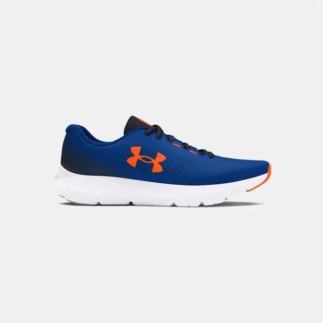Boys' Grade School  Under Armour  Rogue 4 Running Shoes Tech Blue / Black / Orange Blast 4