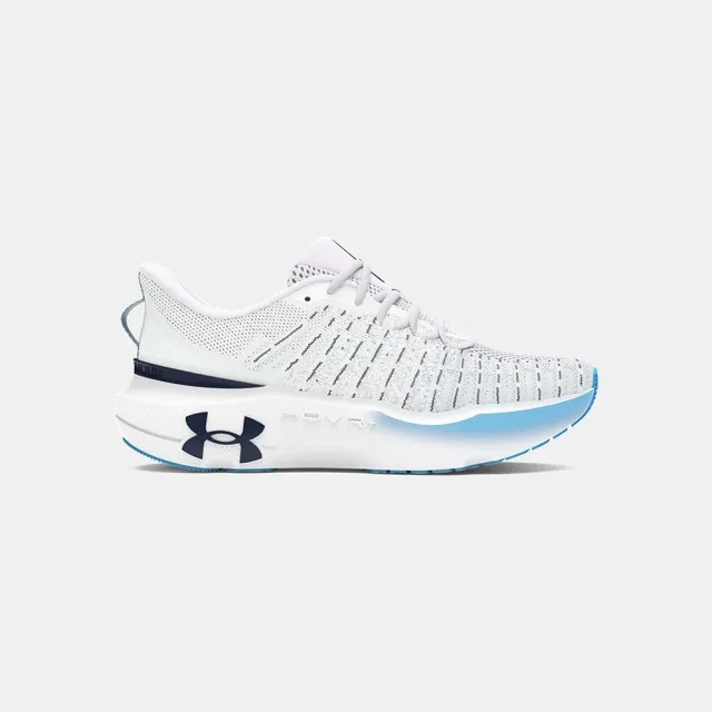 Women's  Under Armour  Infinite Elite Running Shoes White / Halo Gray / Midnight Navy 8