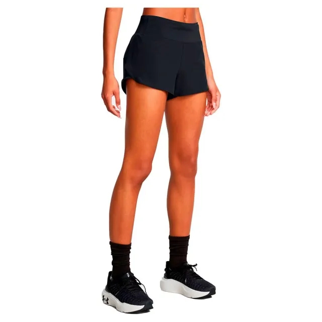 Women's  Under Armour  Launch Pro 3'' Shorts Black / Reflective XS