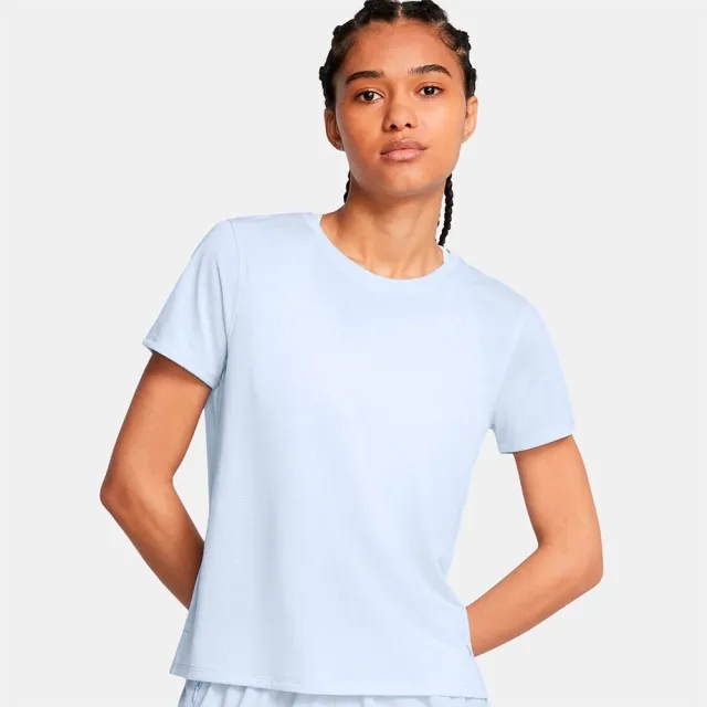 Women's  Under Armour  Launch Short Sleeve Nimbus Blue / Reflective L