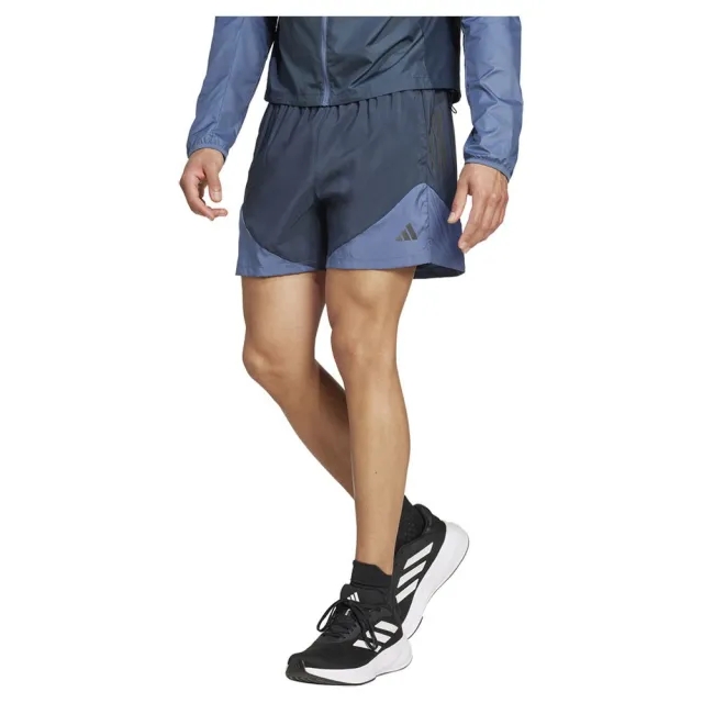 adidas Own The Run Colour Block Short - Blue - Size 2XL - Blue