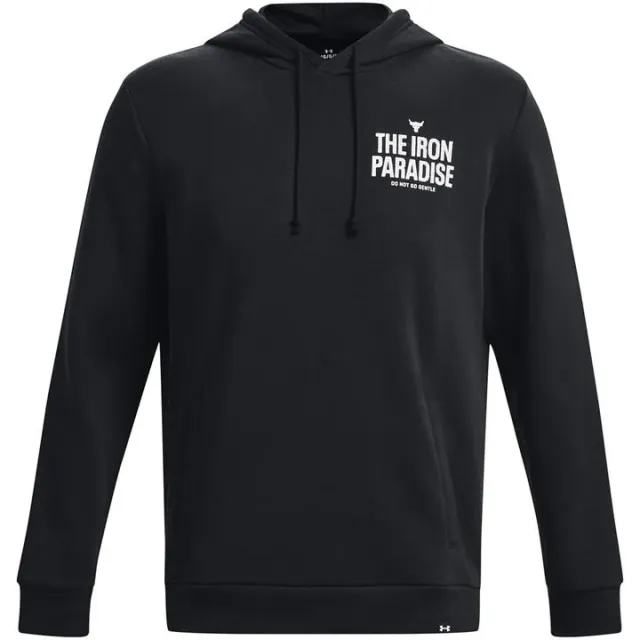 Under Armour Armour Pjt Rock Rival Fleece Hoodie Hoody Mens - Black