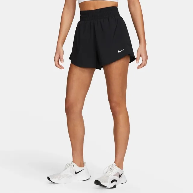 Women's Nike 2-In-1 3in Shorts in Black/Silver
