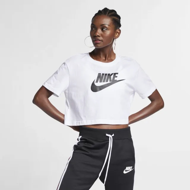 Nike Sportswear Essential Icon Futura Crop Short Sleeve T-shirt