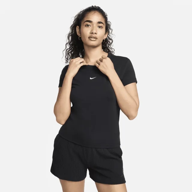 Nike Fitted Baby T-Shirt In Black