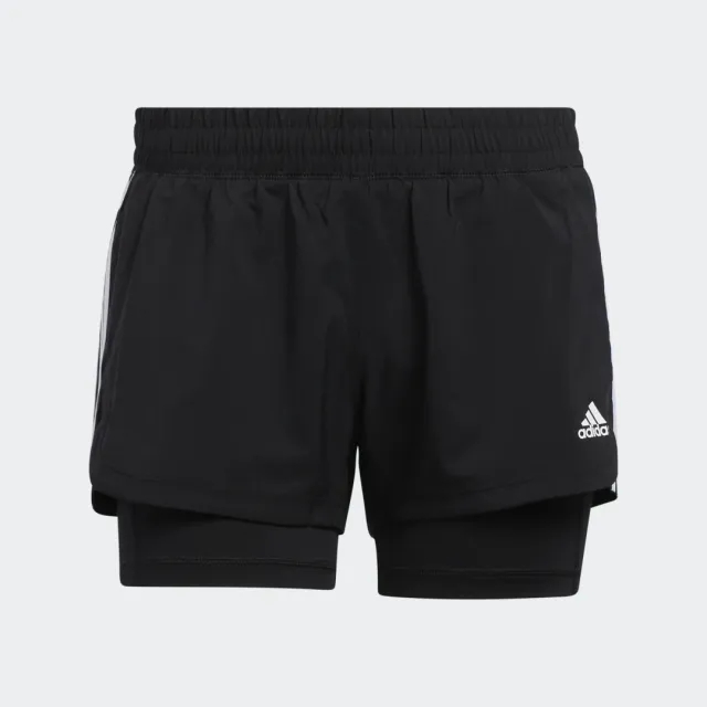 adidas  PACER 3S 2 IN 1  women's Shorts in Black
