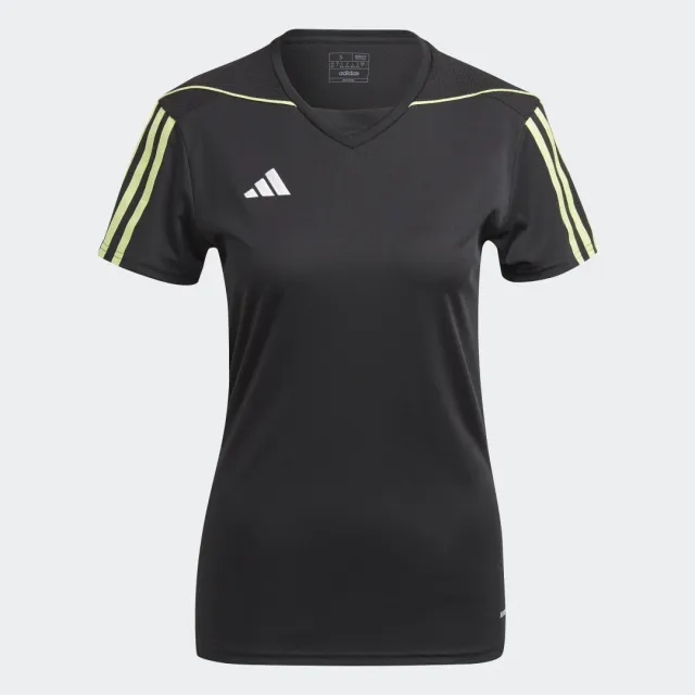 Adidas Football Tiro 23 T-Shirt In Black And Green