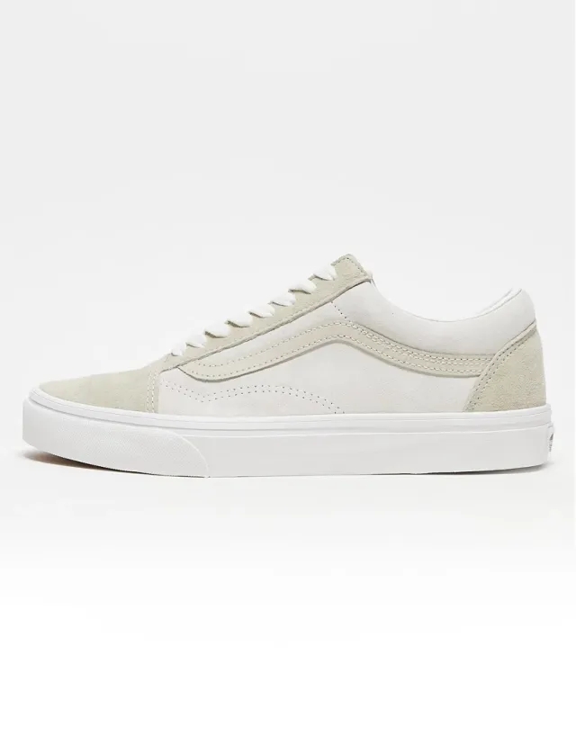 Vans Womens Old Skool Trainers - Beige, Beige