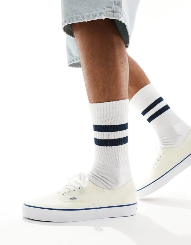 Vans Authentic Trainers In Off White
