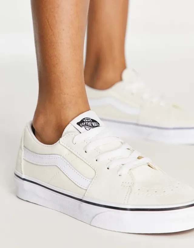 Vans Sk8-Low Trainers In White