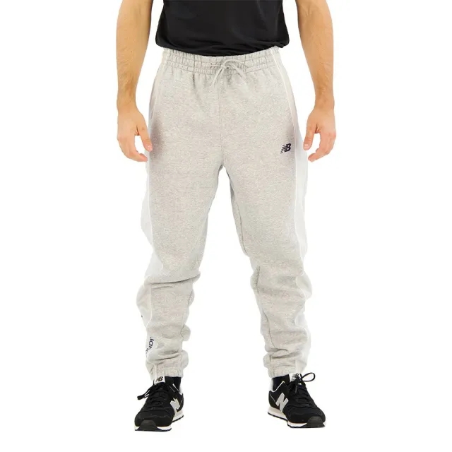 New Balance Men's Hoops Sweatpant in Grey Poly Fleece
