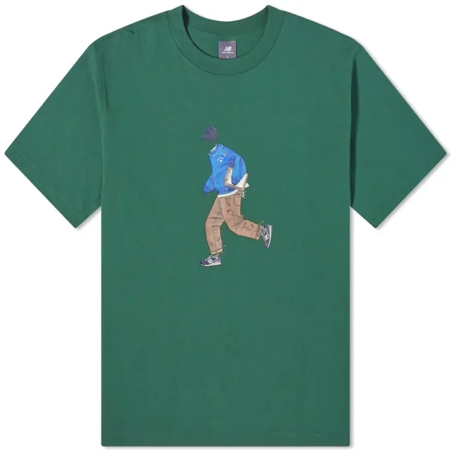 New Balance Athletics Running T-Shirt, Green
