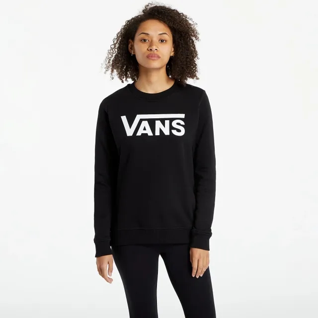 Sweatshirt Vans Wm Classic V Crew Black Xs