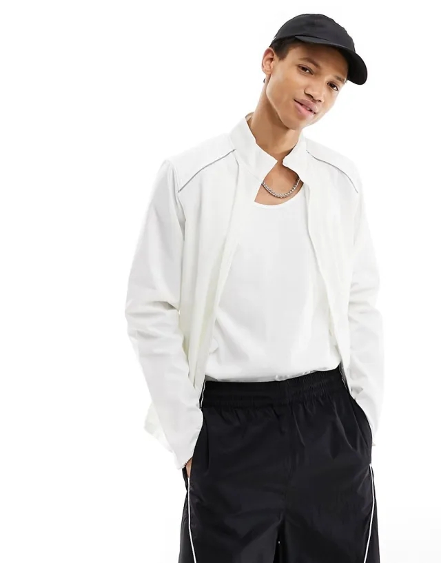 Men's  Under Armour  Launch Jacket White / Steel / Reflective M