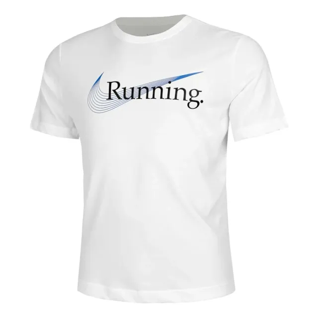 Nike Dri-Fit Heritage Running Shirt Men - White