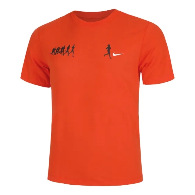 Nike Dri-Fit Cotton Running Shirt Men - Red
