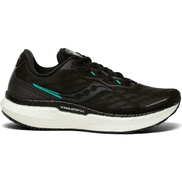 Saucony Triumph 19 Neutral Running Shoe Women - Black, White
