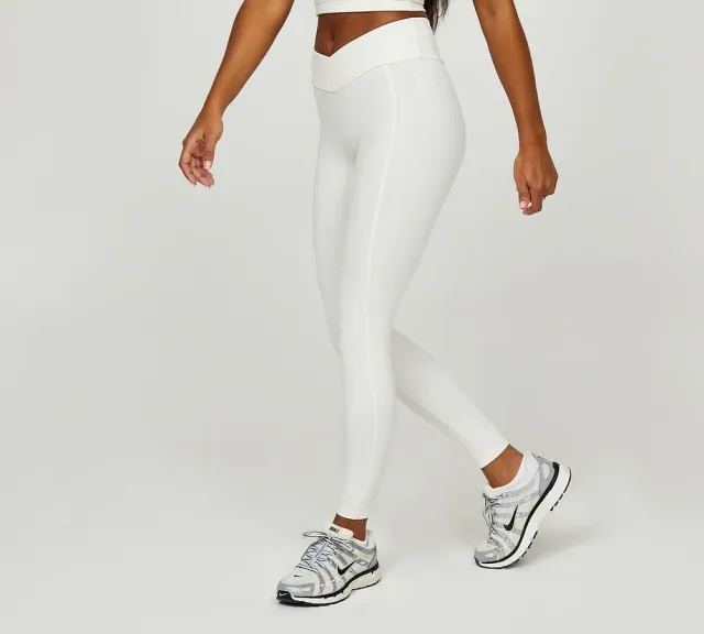 Forena Womens Smooth Like Butter Legging - White - Size S - White