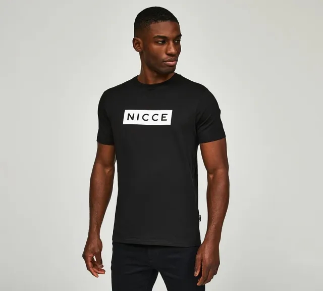 Nicce Edge T-Shirt - Black - Size XL - Black