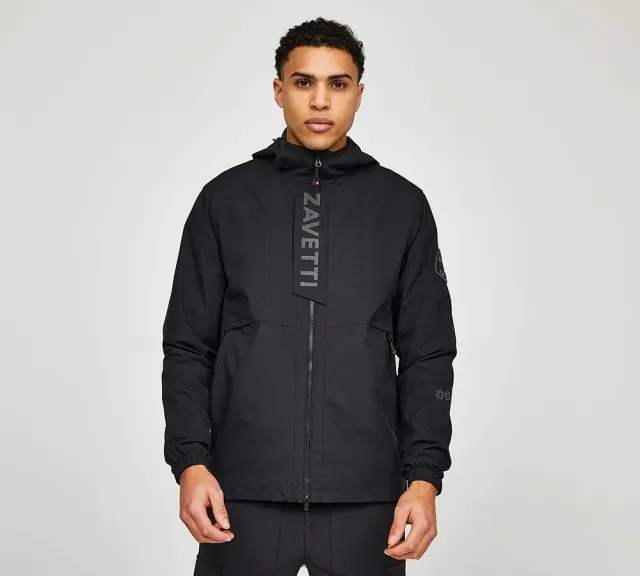 Zavetti Canada Bennaro Windbreaker - Black - Size XL - Black