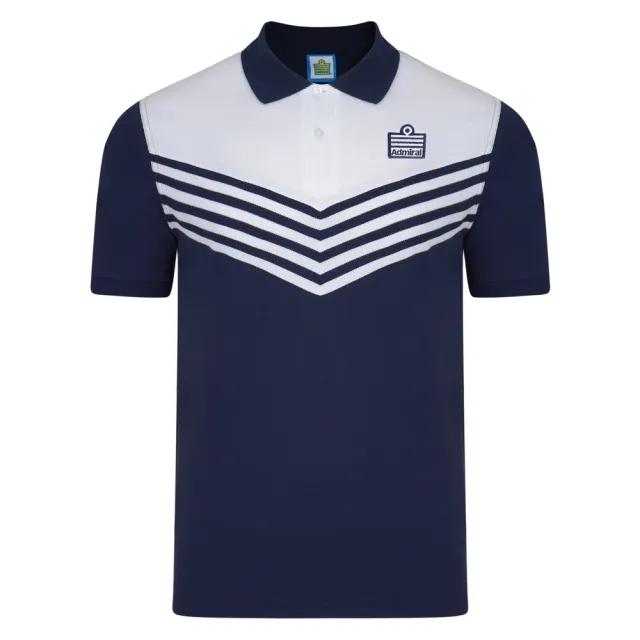 Score Draw Admiral 1976 Navy Club Polo