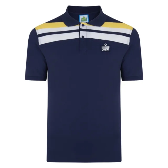 Score Draw Admiral 1982 Navy Club Polo