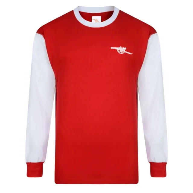 Score Draw Arsenal 1971 Long Sleeve Retro Football Shirt