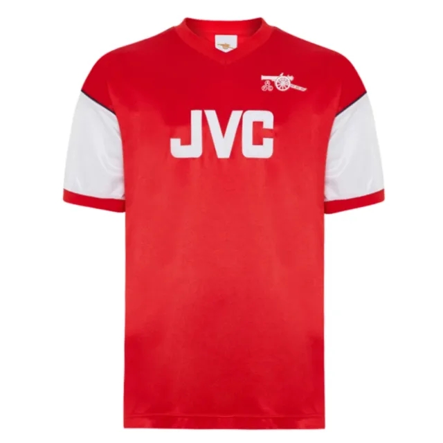 Score Draw Arsenal Mens SS Home Shirt 1982/83