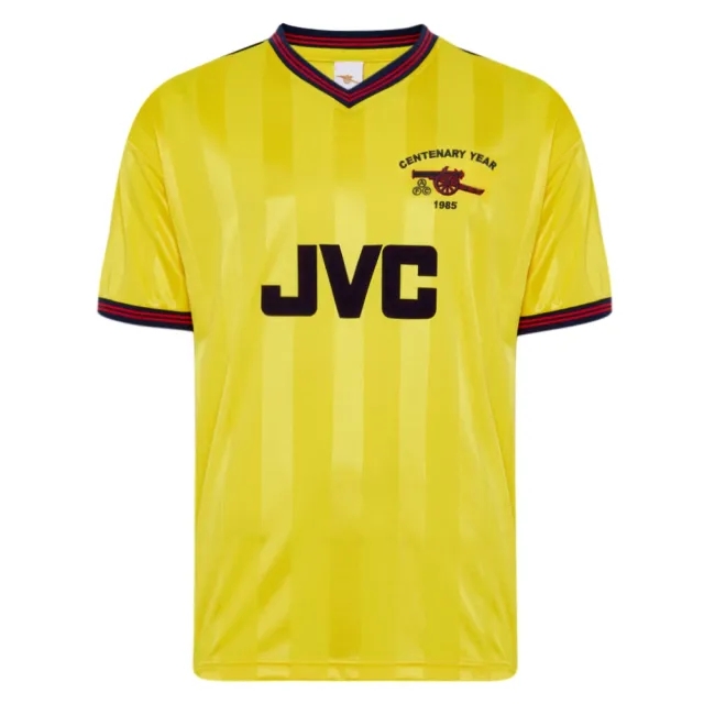 Score Draw Arsenal Mens SS Away Shirt 1985/86