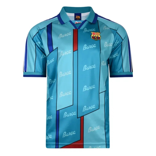 Score Draw Barcelona Mens SS Home European Cup Winners Cup Shirt 1997/98