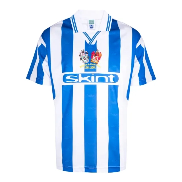 Score Draw Brighton &amp;amp; Hove Albion 2001 Centenary Retro Shirt