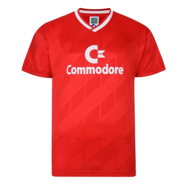 Score Draw Bayern Commodore 1986 trikot Retro Football shirt