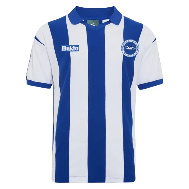 Score Draw Brighton & Hove Albion Mens SS Home Shirt 1978/79