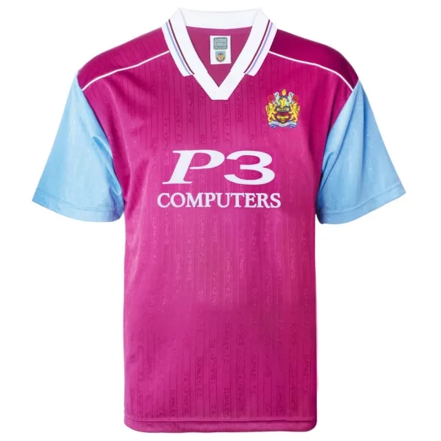 Score Draw Burnley Mens SS Home Shirt 2000/01