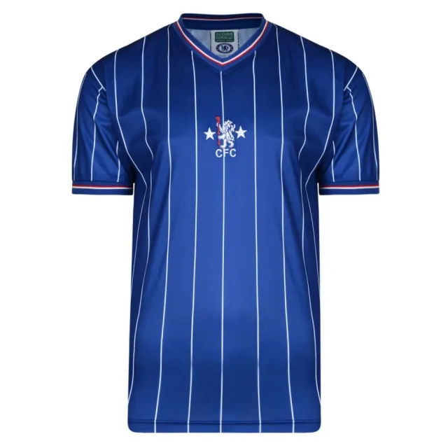 Score Draw Chelsea 1982 Retro Football Shirt