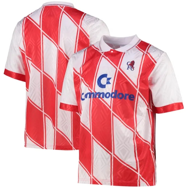 Score Draw Chelsea FC '90 Away Retro Shirt - White - Mens