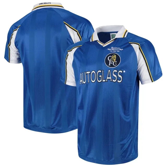 Score Draw Chelsea Mens SS Home European Cup Winners Cup Shirt 1998/99